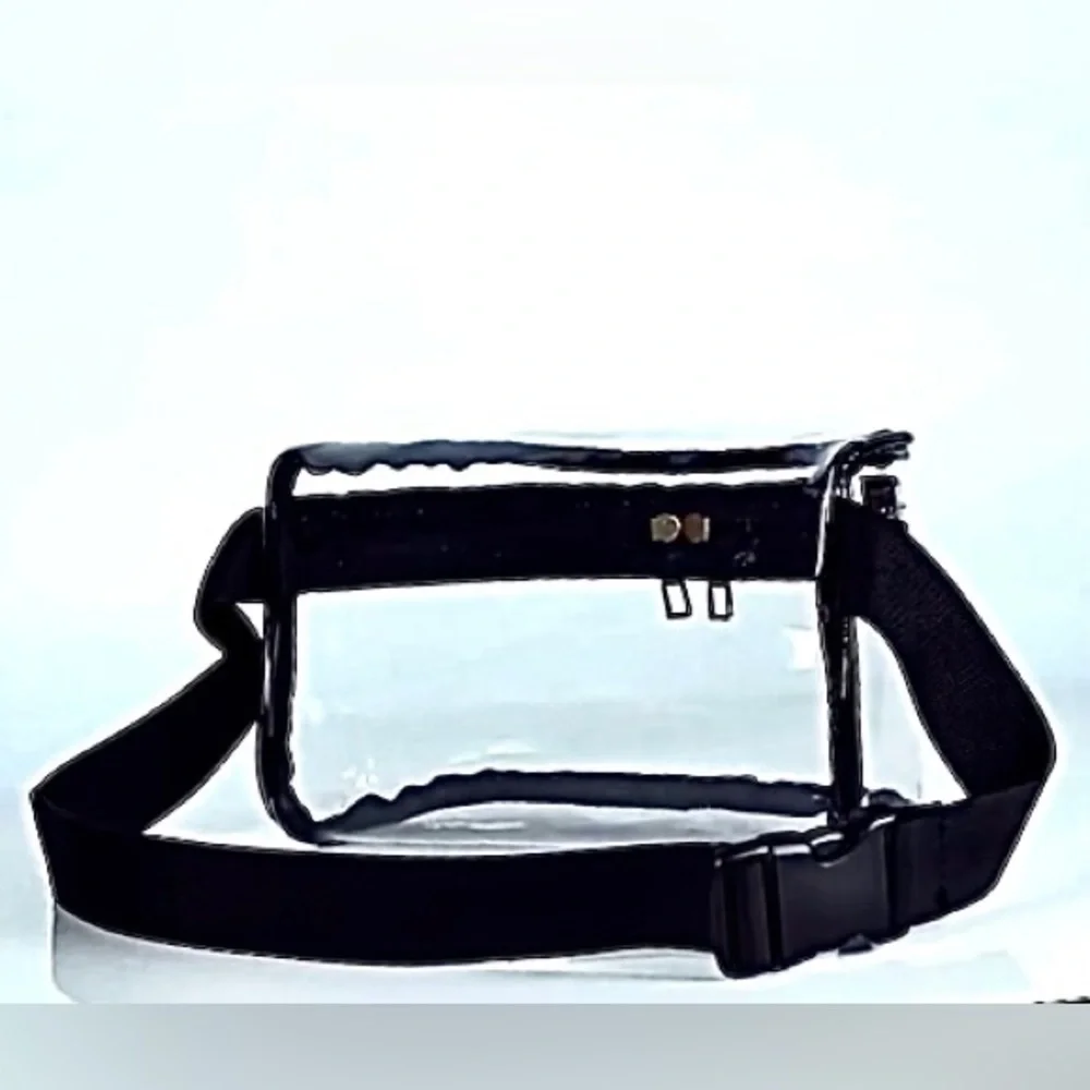 CLEAR FANNY PACK | With an Adjustable Plus Sized Waist | Stadium Approved